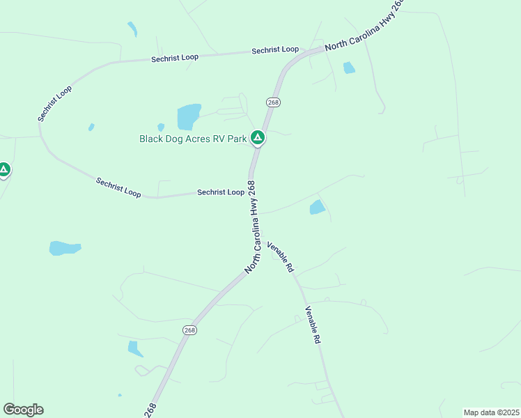 map of restaurants, bars, coffee shops, grocery stores, and more near 4297 North Carolina Highway 268 in Pilot Mountain