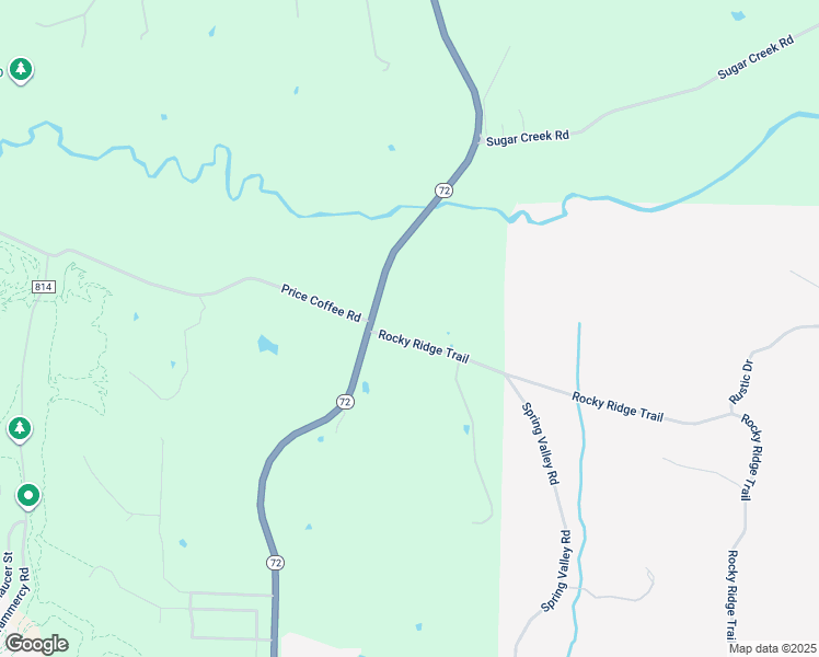 map of restaurants, bars, coffee shops, grocery stores, and more near 5101 Rocky Ridge Trail in Bentonville