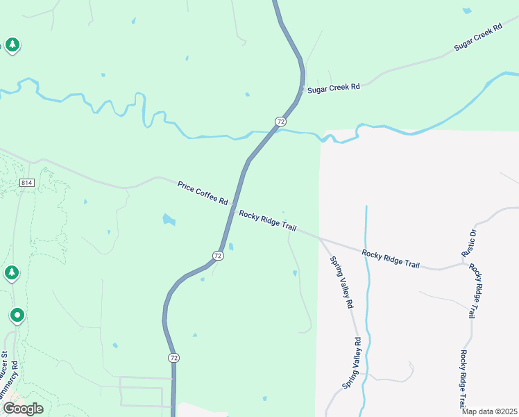 map of restaurants, bars, coffee shops, grocery stores, and more near 5101 Rocky Ridge Trail in Bentonville