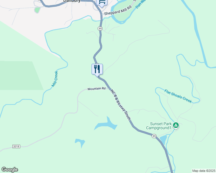 map of restaurants, bars, coffee shops, grocery stores, and more near 1315 North Carolina 8 & 89 Highway South in Walnut Cove