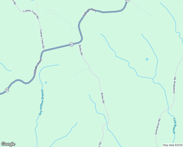 map of restaurants, bars, coffee shops, grocery stores, and more near 188 Boles Road in Hilham