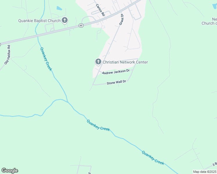 map of restaurants, bars, coffee shops, grocery stores, and more near 122 Stone Wall Drive in Roanoke Rapids