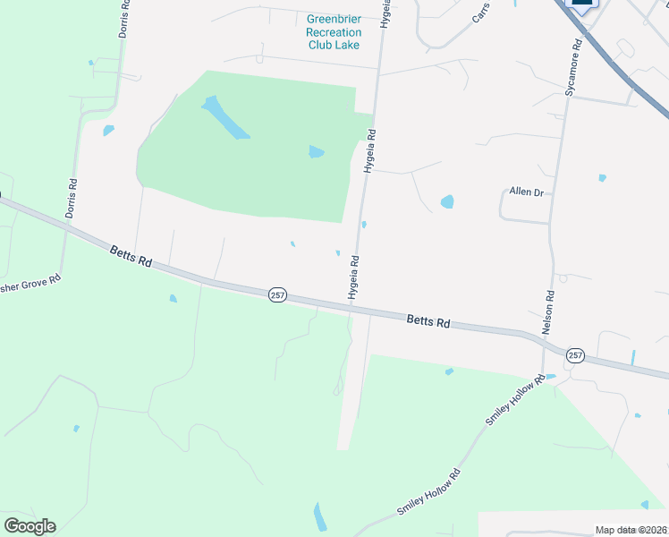 map of restaurants, bars, coffee shops, grocery stores, and more near 1820 Hygeia Road in Greenbrier