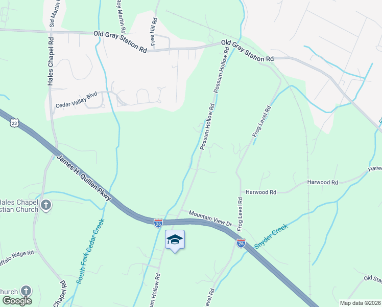 map of restaurants, bars, coffee shops, grocery stores, and more near in Gray