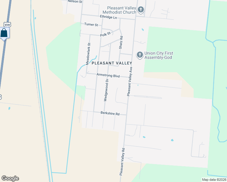map of restaurants, bars, coffee shops, grocery stores, and more near 2104 Wedgewood Drive in Union City