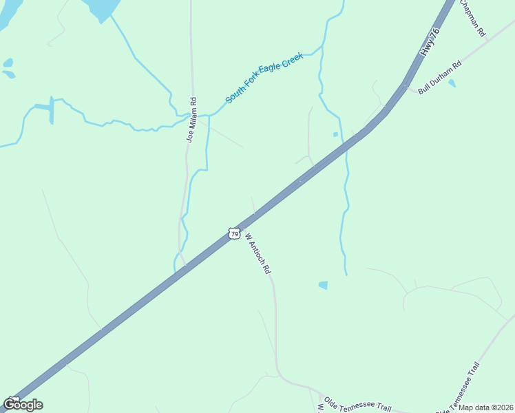 map of restaurants, bars, coffee shops, grocery stores, and more near 11245 U.S. 79 in Buchanan