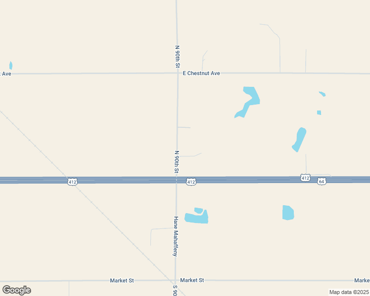 map of restaurants, bars, coffee shops, grocery stores, and more near 401 North 90th Street in Enid
