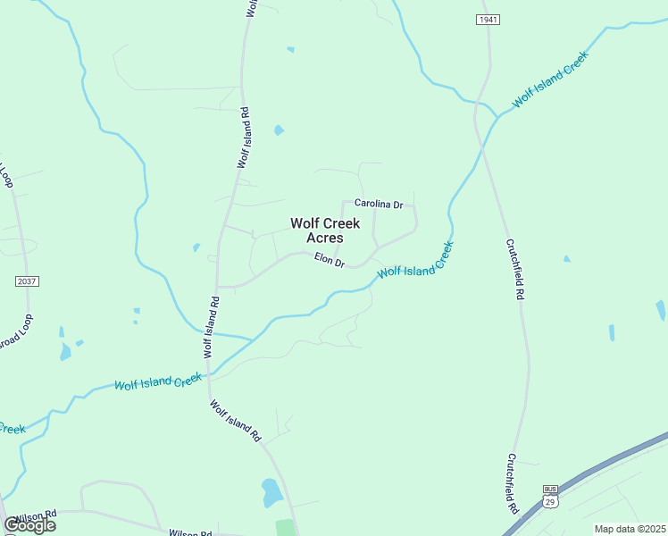 map of restaurants, bars, coffee shops, grocery stores, and more near 282 Elon Drive in Reidsville