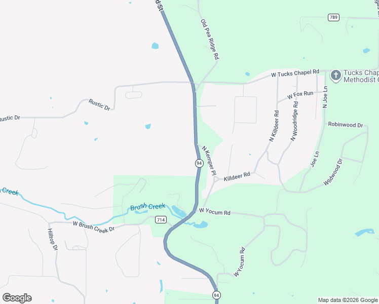 map of restaurants, bars, coffee shops, grocery stores, and more near 5195 Arkansas 94 in Rogers
