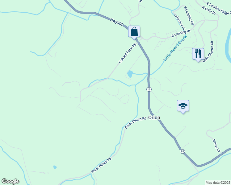 map of restaurants, bars, coffee shops, grocery stores, and more near 389 Chestnut Ridge Drive in Jefferson