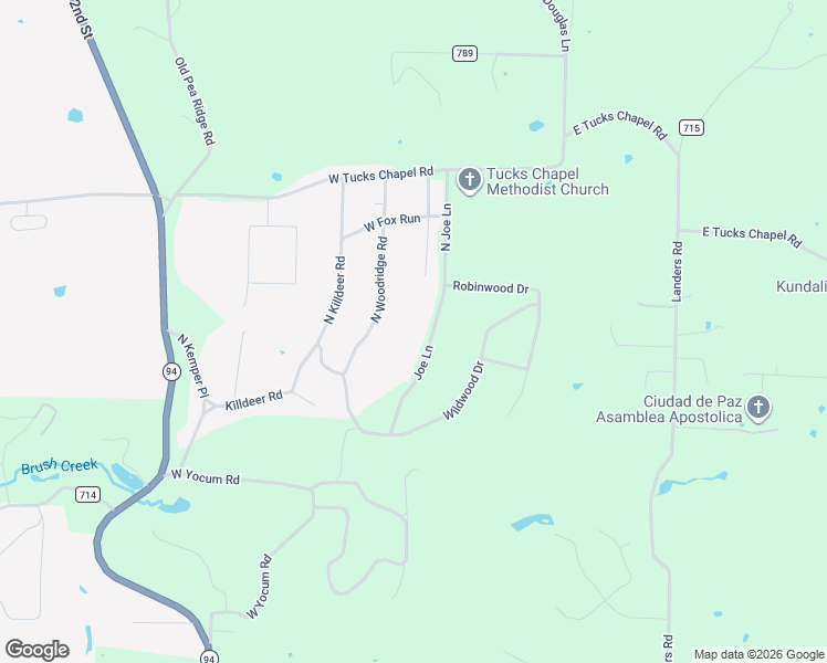 map of restaurants, bars, coffee shops, grocery stores, and more near 5204 Joe Lane in Rogers