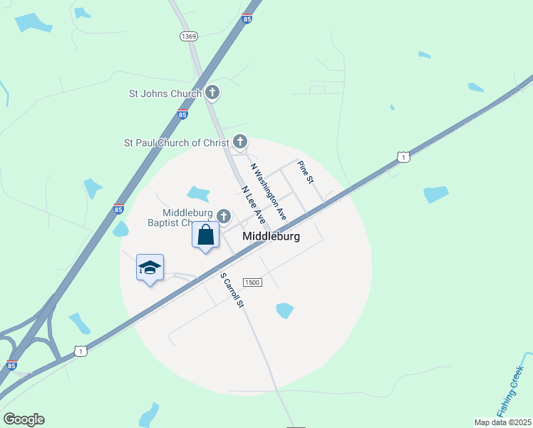 map of restaurants, bars, coffee shops, grocery stores, and more near 60 North Lee Avenue in Henderson