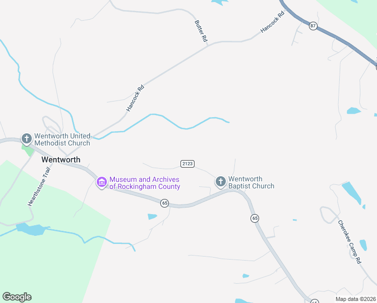 map of restaurants, bars, coffee shops, grocery stores, and more near 815 North Carolina 65 in Reidsville