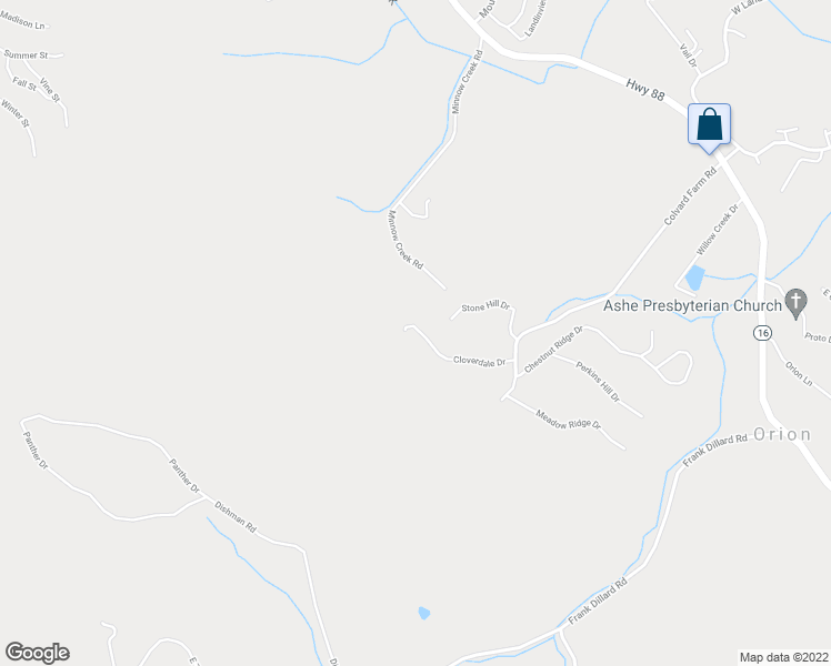 map of restaurants, bars, coffee shops, grocery stores, and more near 349 Cloverdale Drive in Jefferson