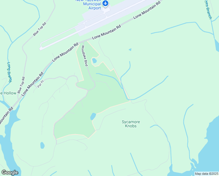 map of restaurants, bars, coffee shops, grocery stores, and more near 159 Tournament Drive in Tazewell