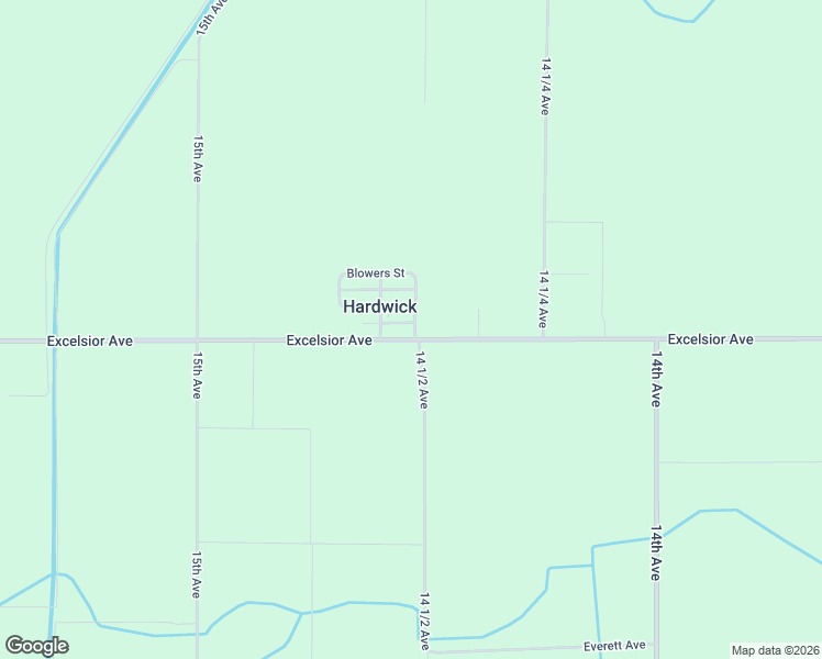 map of restaurants, bars, coffee shops, grocery stores, and more near 14514 Excelsior Avenue in Hanford