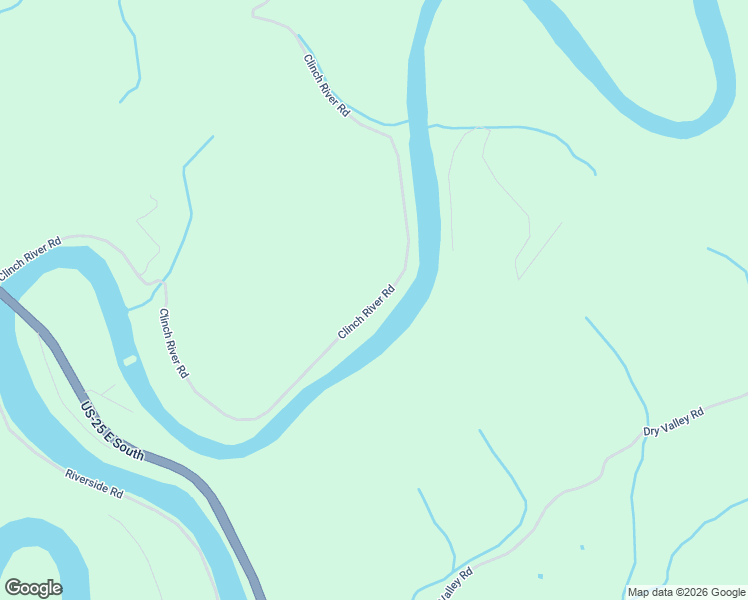 map of restaurants, bars, coffee shops, grocery stores, and more near 779 Clinch River Road in Tazewell