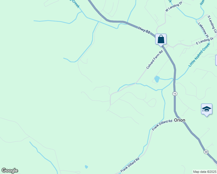 map of restaurants, bars, coffee shops, grocery stores, and more near 166 Stonewall Drive in Ashe County