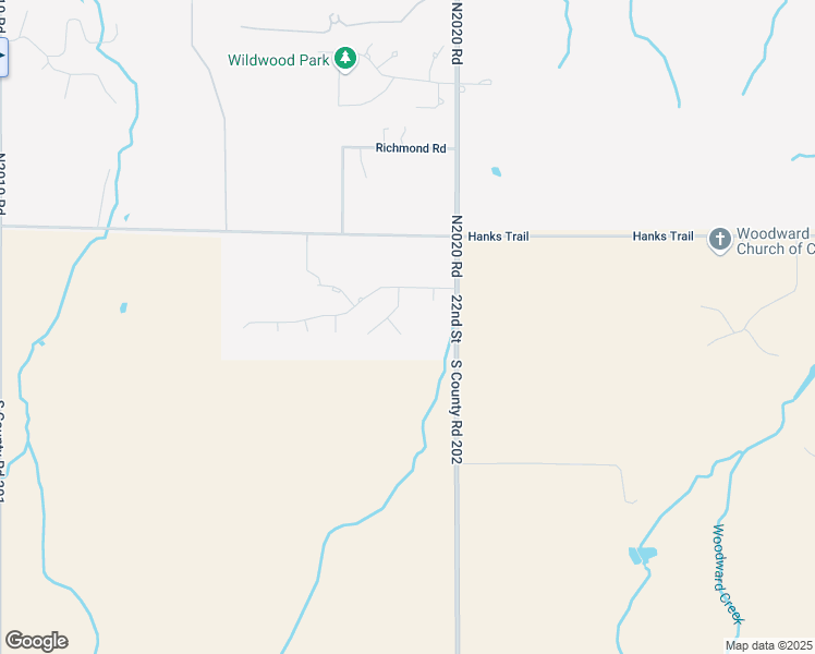 map of restaurants, bars, coffee shops, grocery stores, and more near 4416 Kinnyon Drive in Woodward
