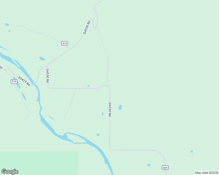 map of restaurants, bars, coffee shops, grocery stores, and more near County Road 524 in Delaware County