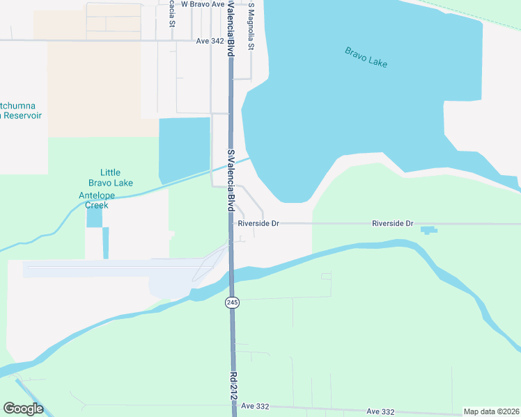 map of restaurants, bars, coffee shops, grocery stores, and more near 176 Hermosa Avenue in Woodlake