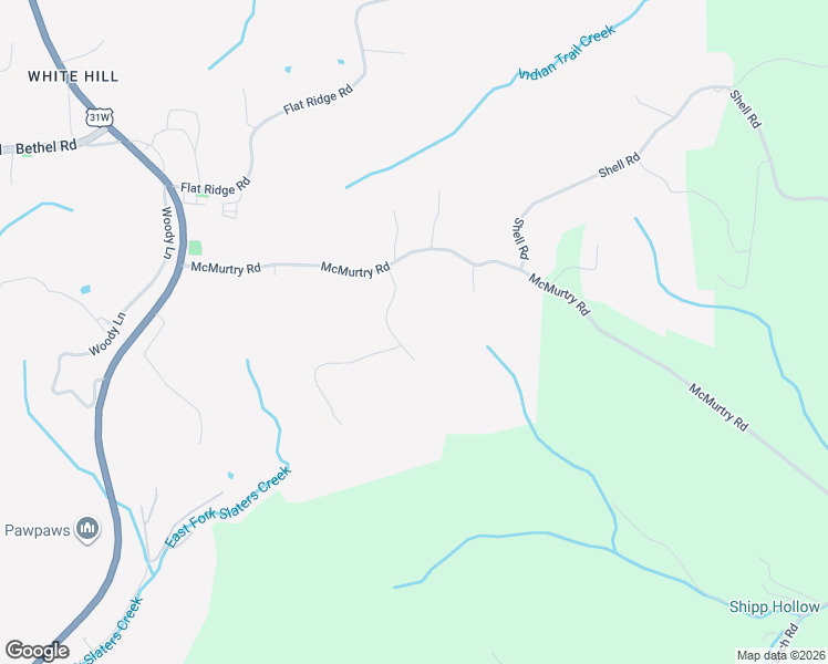 map of restaurants, bars, coffee shops, grocery stores, and more near 1013 Winding Ridge Road in Goodlettsville