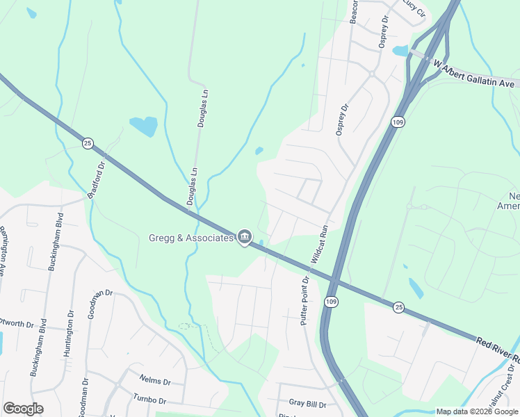 map of restaurants, bars, coffee shops, grocery stores, and more near 1008 Red River Road in Gallatin