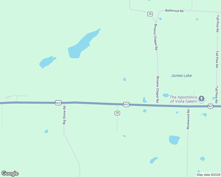map of restaurants, bars, coffee shops, grocery stores, and more near 2-460 Browns Chapel Road in Viola
