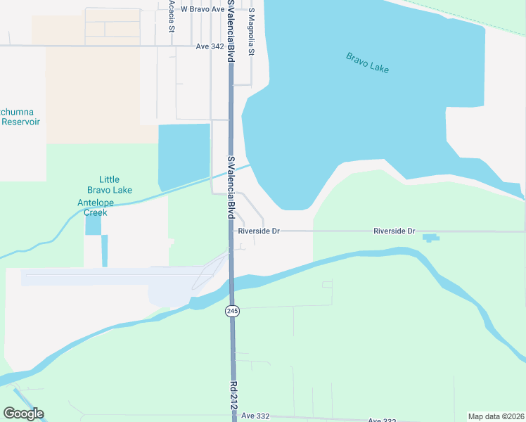 map of restaurants, bars, coffee shops, grocery stores, and more near 176 Hermosa Avenue in Woodlake
