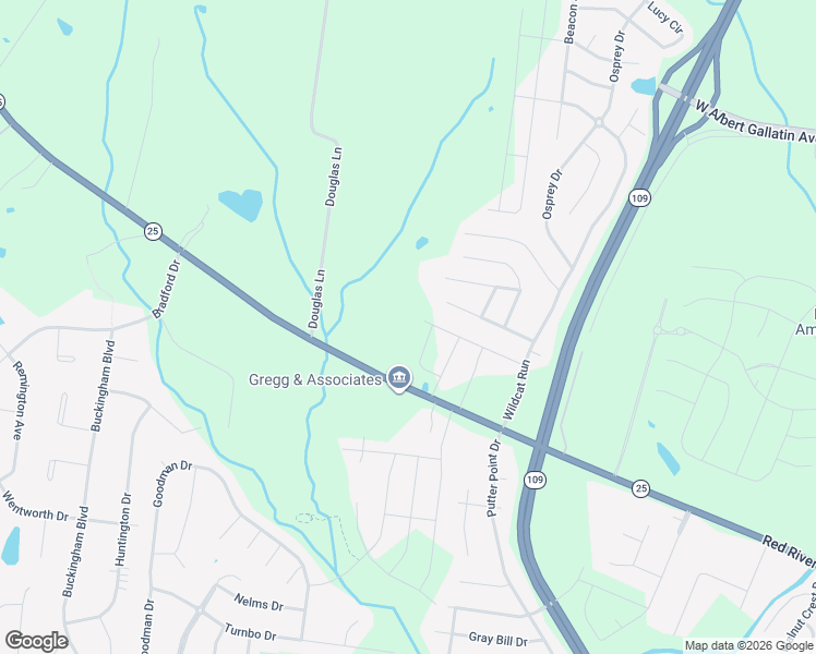 map of restaurants, bars, coffee shops, grocery stores, and more near 1008 Red River Road in Gallatin