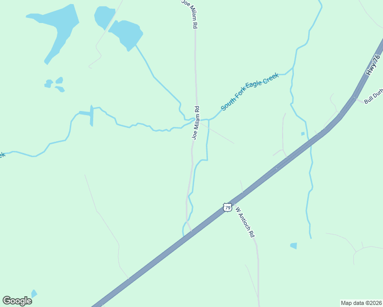 map of restaurants, bars, coffee shops, grocery stores, and more near 185 Stubblefield Road in Buchanan