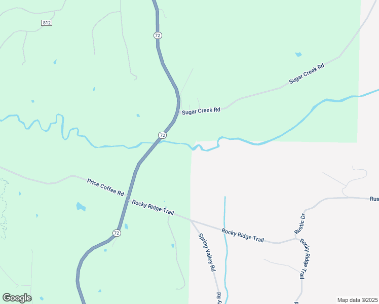 map of restaurants, bars, coffee shops, grocery stores, and more near 10187 Sugar Creek Road in Bentonville