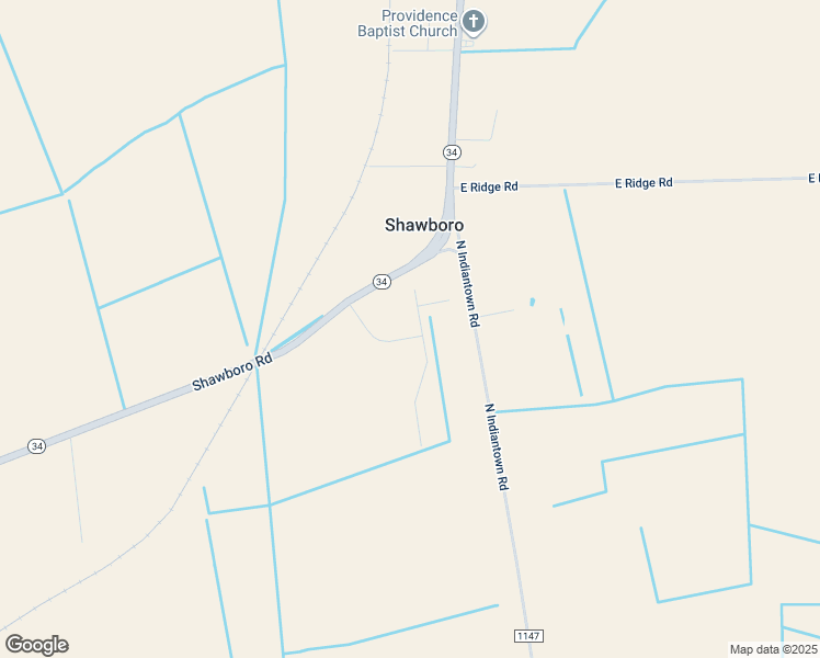 map of restaurants, bars, coffee shops, grocery stores, and more near 108 Algonquin Trail in Currituck