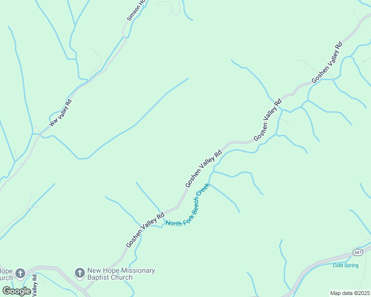 map of restaurants, bars, coffee shops, grocery stores, and more near 3850 Goshen Valley Road in Rogersville