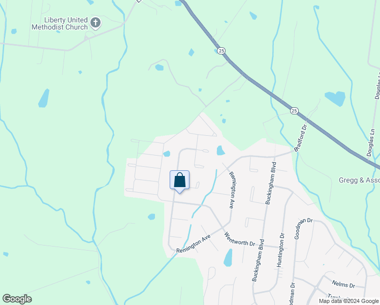 map of restaurants, bars, coffee shops, grocery stores, and more near 169 Remington Avenue in Gallatin