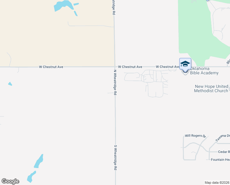 map of restaurants, bars, coffee shops, grocery stores, and more near 464 North Wheatridge Road in Enid