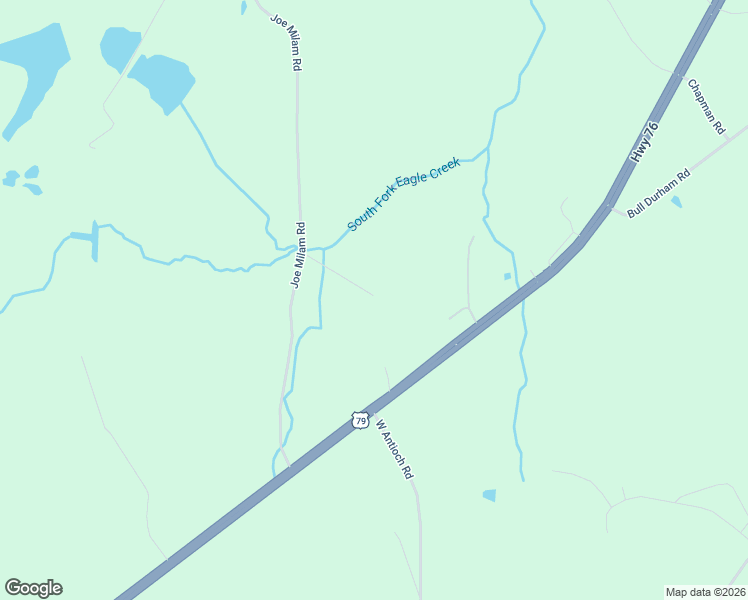 map of restaurants, bars, coffee shops, grocery stores, and more near 185 Stubblefield Road in Buchanan