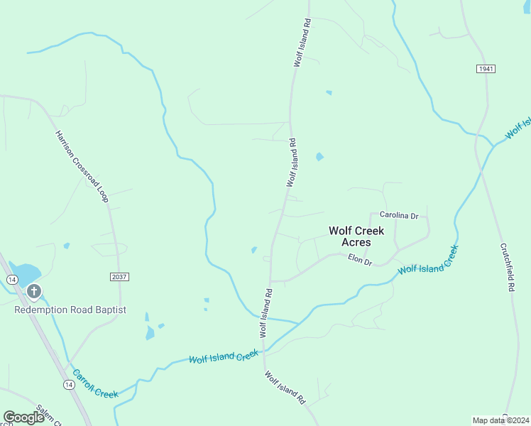 map of restaurants, bars, coffee shops, grocery stores, and more near 852 Wolf Island Road in Reidsville
