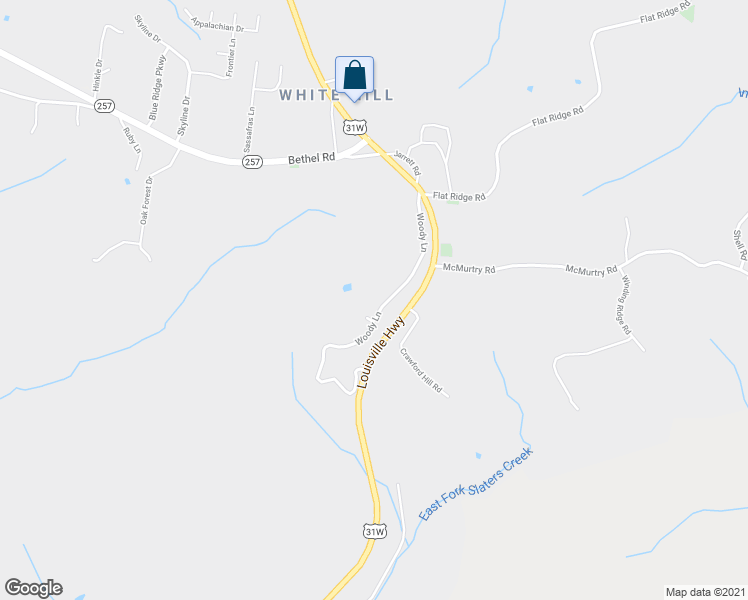 map of restaurants, bars, coffee shops, grocery stores, and more near 1062 Woody Lane in Goodlettsville
