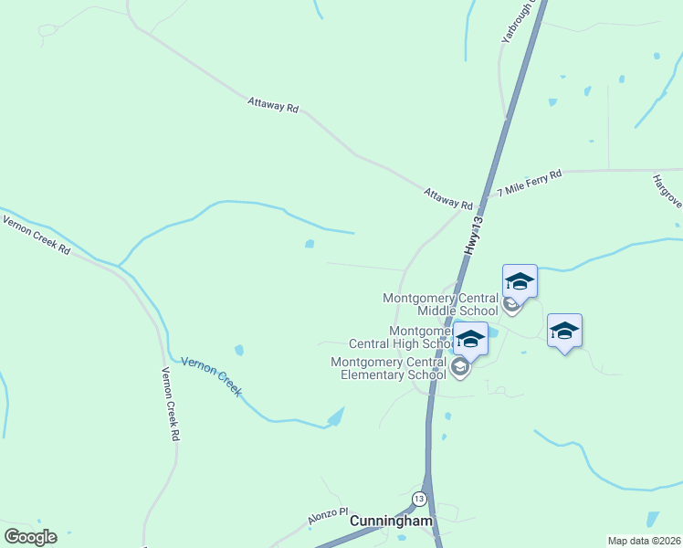 map of restaurants, bars, coffee shops, grocery stores, and more near 232 Tennessee 13 in Cunningham