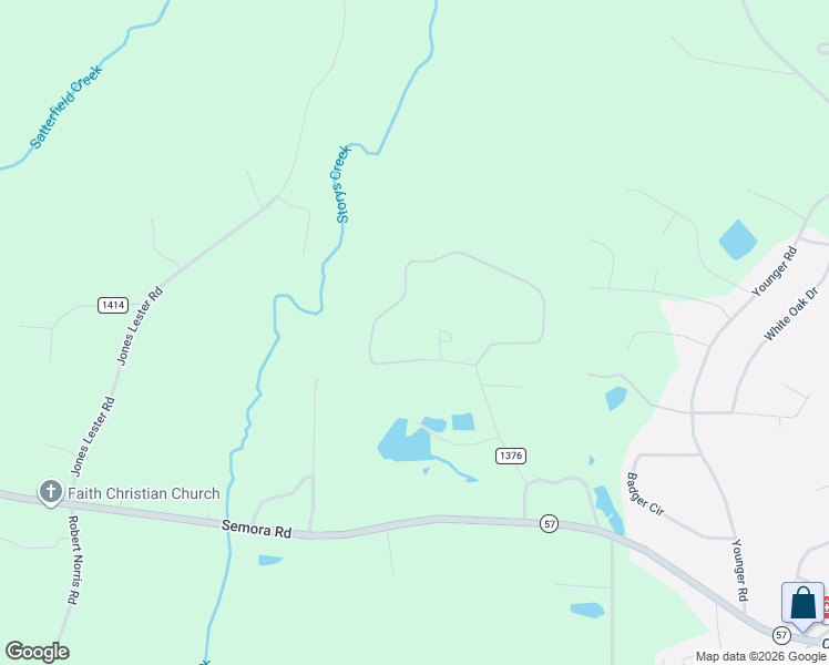 map of restaurants, bars, coffee shops, grocery stores, and more near 947 Old Salem Road in Roxboro
