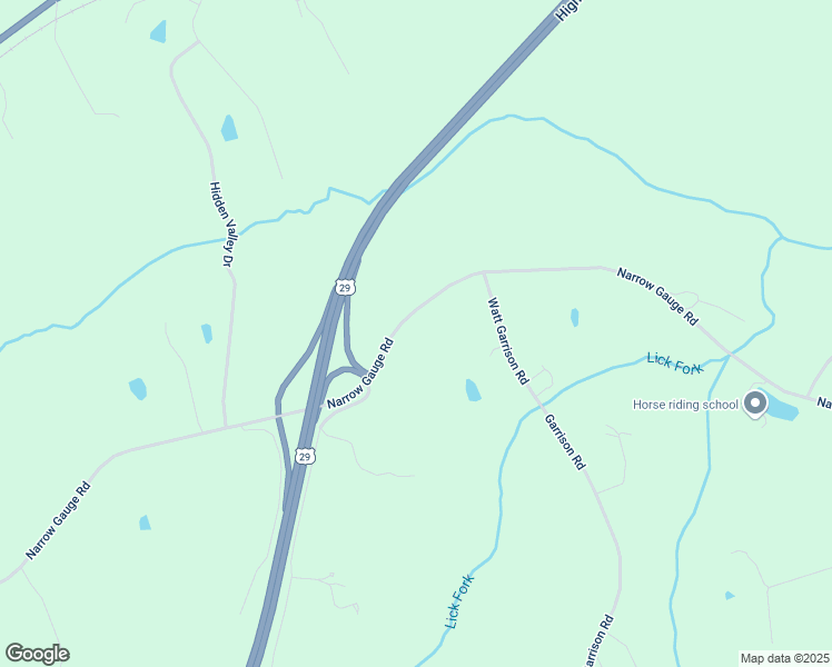 map of restaurants, bars, coffee shops, grocery stores, and more near 1976 Narrow Gauge Road in Reidsville
