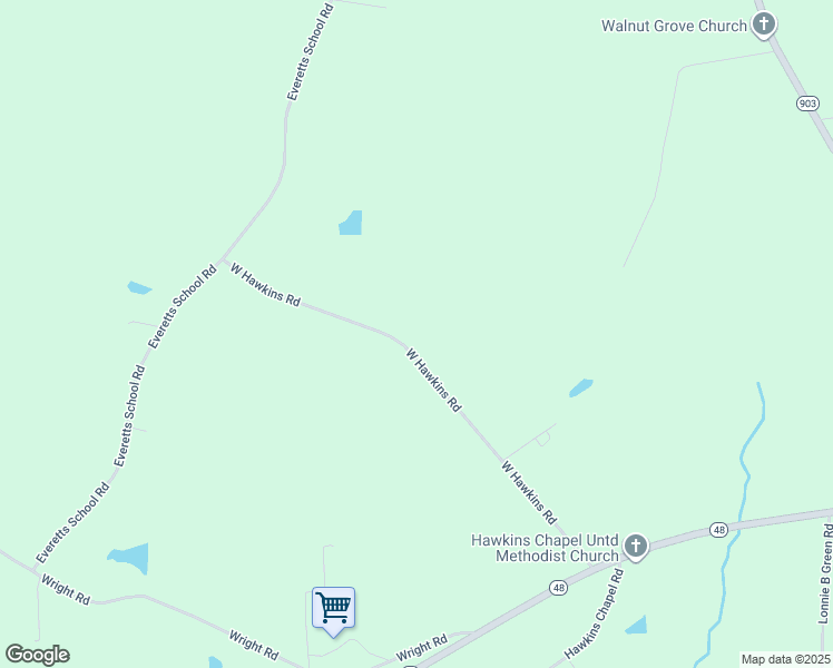 map of restaurants, bars, coffee shops, grocery stores, and more near 578 West Hawkins Road in Roanoke Rapids