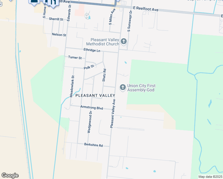 map of restaurants, bars, coffee shops, grocery stores, and more near 1805 Pleasant Valley Avenue in Union City