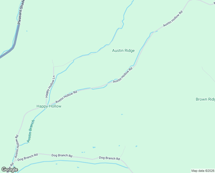 map of restaurants, bars, coffee shops, grocery stores, and more near 116 Austin Hollow Road in Pleasant Shade