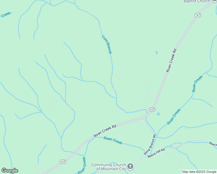 map of restaurants, bars, coffee shops, grocery stores, and more near 515 Fire Tower Road in Mountain City