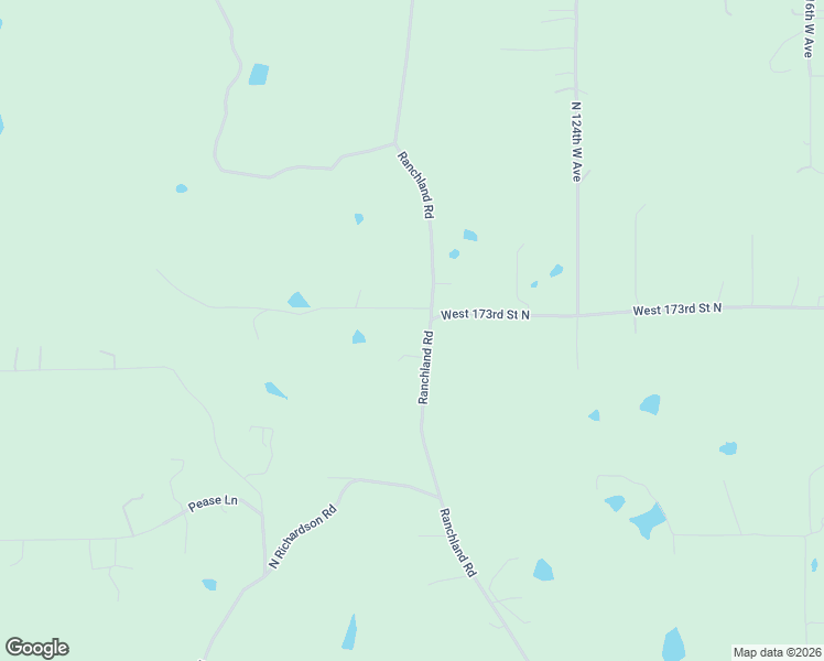 map of restaurants, bars, coffee shops, grocery stores, and more near 17312 Ranchland Road in Skiatook