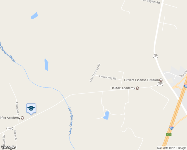 map of restaurants, bars, coffee shops, grocery stores, and more near 82 Olde Chimney Road in Roanoke Rapids