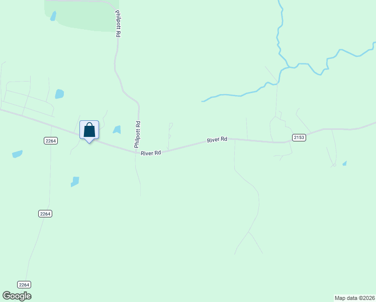 map of restaurants, bars, coffee shops, grocery stores, and more near 1078 River Road in Stoneville