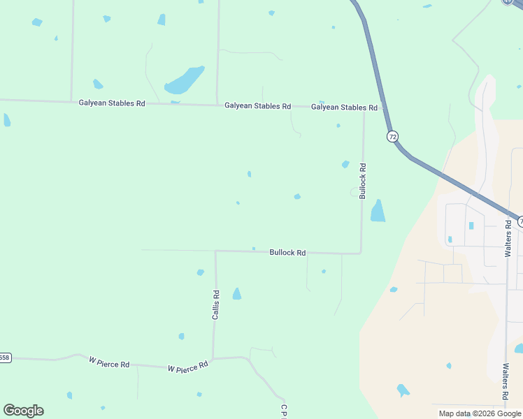 map of restaurants, bars, coffee shops, grocery stores, and more near 12610 Bullock Road in Bentonville